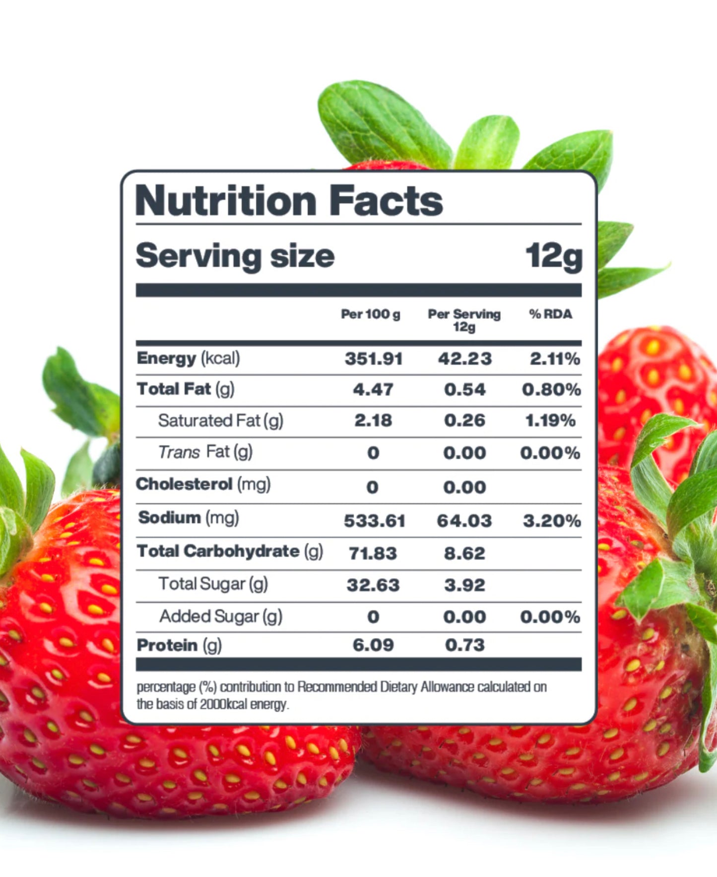 Freeze Dried Strawberries - Whole