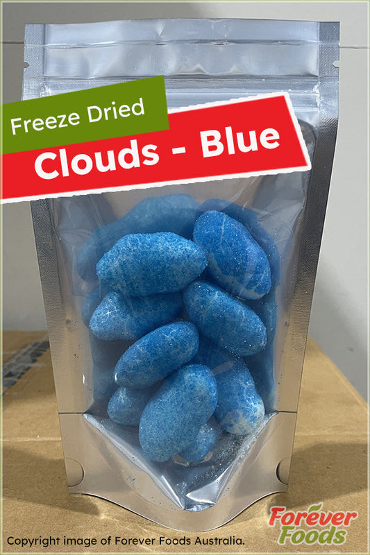 Box of 25 - Freeze Dried Clouds - Blue (25 Pouches of 50g)