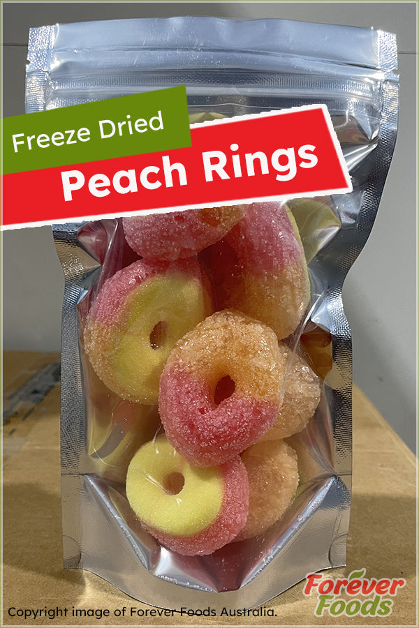 Freeze Dried Peach Rings