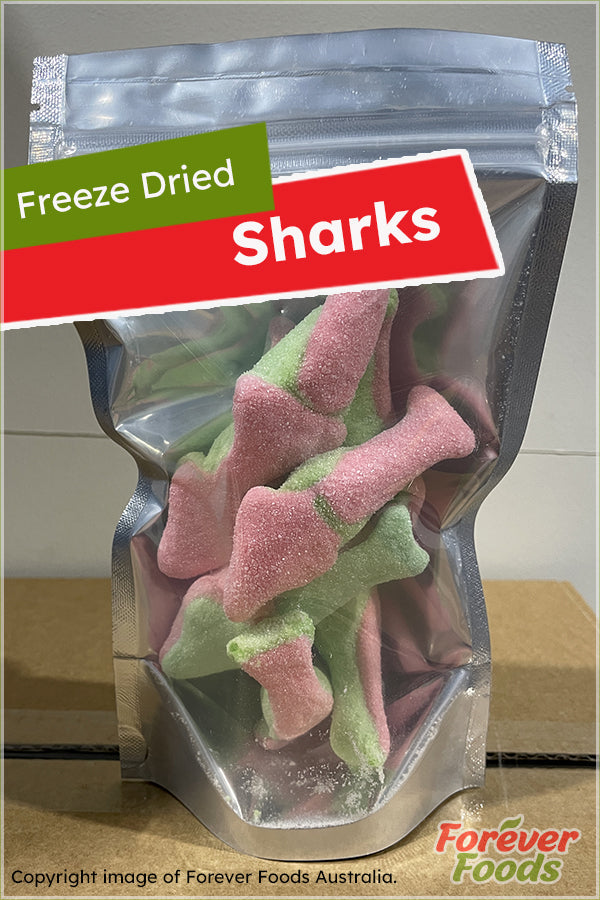 Box of 25 - Freeze Dried Sharks (50g X 25 Pouches)