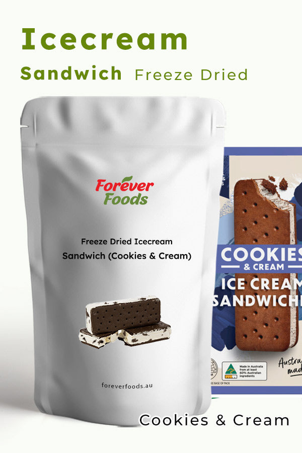 Freeze Dried Icecream - Sandwich - Cookies & Cream